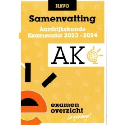 Afbeelding van Samenvatting Aardrijkskunde : havo : Examenstof 2023-2024