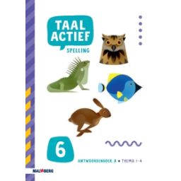 Afbeelding van Taal actief 5 Spelling : Groep 6 A, thema 1-4 : Antwoordenboek