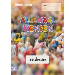 Afbeelding van Blink Lezen : Groep 4 : Thema 5 : Allemaal mensen : Leesdossier en Tekstboekje