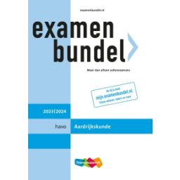 Afbeelding van Examenbundel Aardrijkskunde : havo : 2023/2024