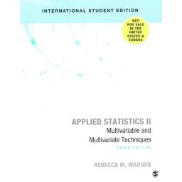 Afbeelding van Applied statistics II : multivariable and multivariate techniques