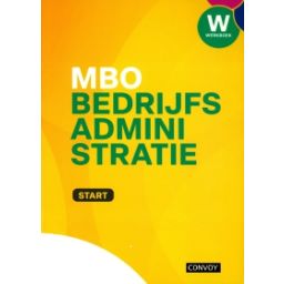Afbeelding van MBO Bedrijfsadministratie Start : Werkboek