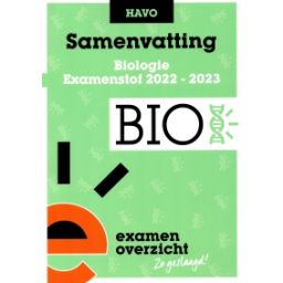 Afbeelding van Samenvatting Biologie : havo : Examenstof 2022-2023