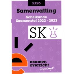 Afbeelding van Samenvatting Scheikunde : havo : Examenstof 2022-2023