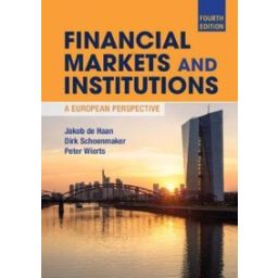 Afbeelding van Financial markets and institutions : a European perspective