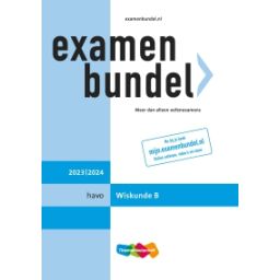 Afbeelding van Examenbundel Wiskunde B : havo : 2023/2024