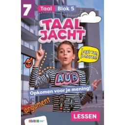 Afbeelding van Taaljacht Taal : Groep 7, blok 5 : Leerwerkboek