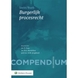 Afbeelding van Compendium van het burgerlijk procesrecht 23e dr