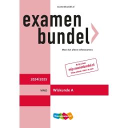 Afbeelding van Examenbundel Wiskunde A : vwo : 2024/2025