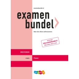 Afbeelding van Examenbundel Frans : vwo : 2023/2024