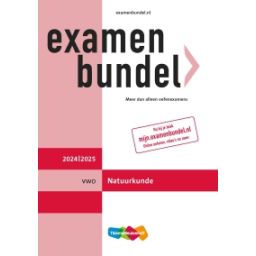 Afbeelding van Examenbundel Natuurkunde : vwo : 2024/2025