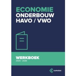 Afbeelding van Cumulus economie : 3 havo/vwo : Werkboek 2025-2026