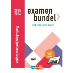 Afbeelding van Examenbundel Maatschappijwetenschappen : vwo : 2025/2026
