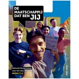 Afbeelding van De maatschappij dat ben JIJ : mbo niveau 3+4