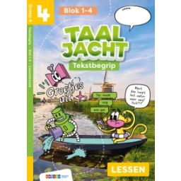 Afbeelding van Taaljacht Tekstbegrip : Groep 4, blok 1-4 : Leeswerkboek