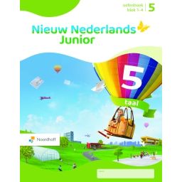 Afbeelding van Nieuw Nederlands junior Taal : Groep 5, blok 1-4 : Oefenboek