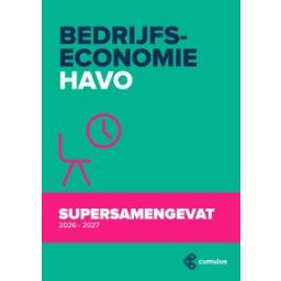 Afbeelding van Cumulus bedrijfseconomie : havo : Supersamengevat 2026-2027